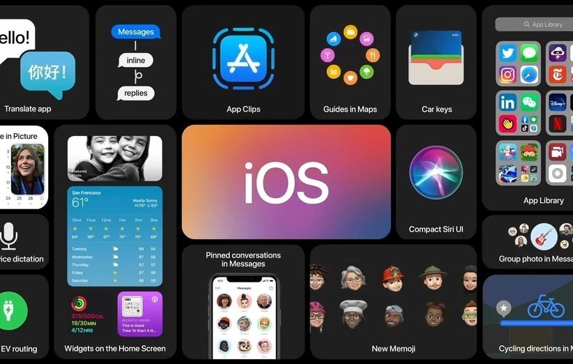 اپل از iOS 14 رونمایی کرد